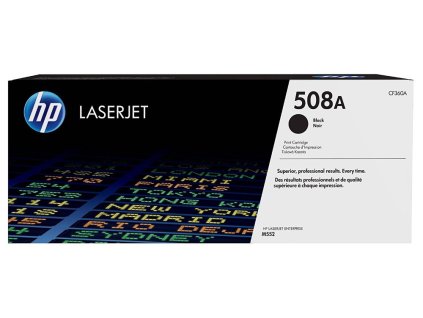 HP 508A Černá originální tonerová kazeta LaserJet CF360A