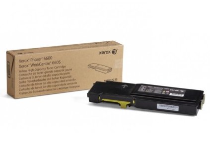 Xerox original toner pro Phaser 6600/6605/ žlutá/ 6000 str. 106R02235