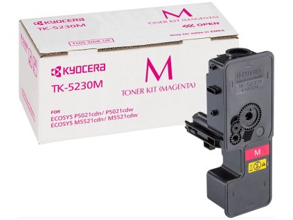Kyocera toner TK-5230M, pro M5521cdn/cdw, P5021cdn/cdw, purpurový, 2200 stran TK-5230M