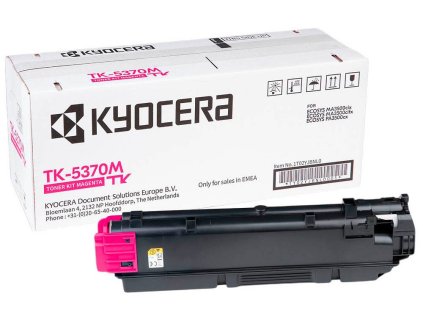 Kyocera toner TK-5370M (purpiurový, 5000 stran) pro ECOSYS PA3500/MA3500 TK-5370M