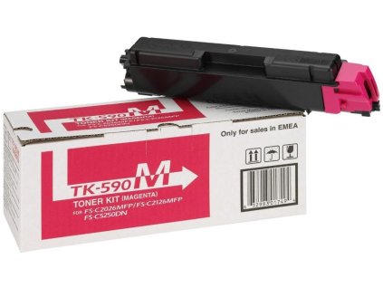 Kyocera toner TK-590M/ FS-C2026MFP/ C2126MFP/ 5 000 stran/ purpurový TK-590M