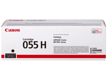 Canon originální toner CRG-055HBk (černý, 7600str.) pro Canon MF742Cdw, MF744Cdw, MF746Cx, LBP663Cdw, LBP664Cx/K/ 3020C004