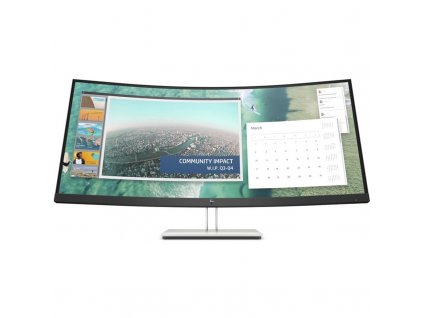 Monitor HP E344c Curved černý/stříbrný hpp6gj95aa