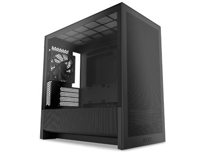 NZXT skříň H3 Flow / microATX / 1x120mm / USB / USB-C / černá CC-H31FB-01