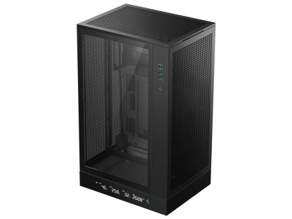 DEEPCOOL skříň CH270 Digital / microATX / 2 x USB 3.0 / USB-C / mesh panely / černá R-CH270-BKNDM0-G-1