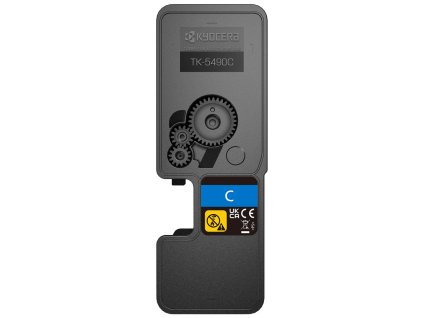 Kyocera toner TK-5490C cyan na 2 400 A4 (při 5% pokrytí), pro PA2101, MA2101 TK-5490C