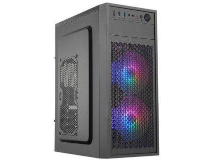 EUROCASE MidT ML N6-531B ARGB / bez zdroje / 2x USB 3.1  / USB-C / černá P111139859536