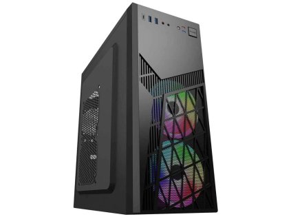 EUROCASE MidT ML N6-561B ARGB / bez zdroje / 2x USB 3.1 / USB-C / černá P111141859566