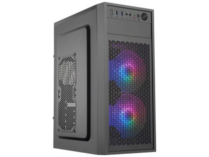 EUROCASE MidT ML N6-531B ARGB / bez zdroje / 2x USB 3.1  / černá P111139859535