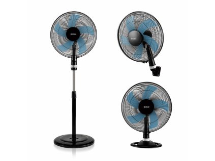 Ventilátor stojanový, stolní a nástěnný ventilátor 3v1 SOGO SS-21265
