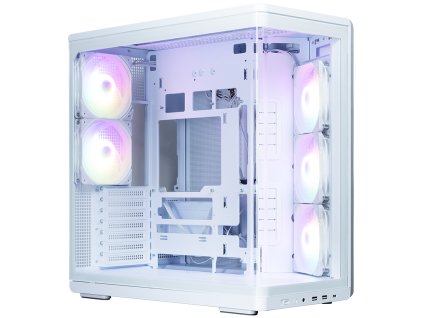 Zalman skříň P60 / ATX / 5x120mm ARGB fan / 2xUSB 3.0 / USB-C / panoramatická / bílá P60 White