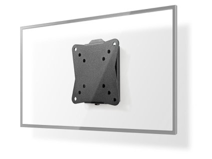 NEDIS nástěnný TV držák/ 13 - 27"/ nosnost 31 kg/ vzdálenost od stěny 21 mm/ fixní/ ocel/ černý TVWM1111BK