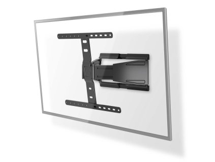 NEDIS nástěnný TV držák/ 43 - 91"/ nosnost 51 kg/ náklon -15 - 3°/ otočný -31 - 31°/ Full Motion/ ocel/ černý TVWM5561BK