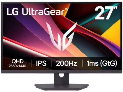 LG monitor 27G610A-B  IPS 27"/ 2560x1440 / 200Hz/ 400cdm / 1ms/ 1000:1/DP/HDMI/AMD FreeSync/výškově nastavitelný 27G610A-B.AEUQ