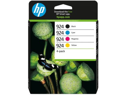 HP 924 CMYK originální inkoustová kazeta 4-pack 6C3Z1NE