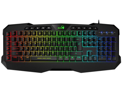 GENIUS GX GAMING Scorpion K11 Pro/ drátová/ Copilot/ podsvícená/ USB/ černá/ CZ+SK layout 31310007407