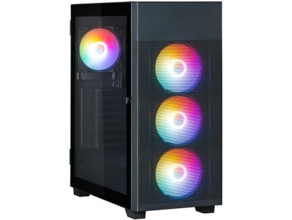 Zalman skříň S5 Neo Black / ATX / 4x 120mm RGB Fan / USB 3.0 / USB 2.0 / černá S5 Neo Black