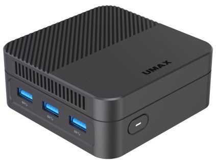UMAX Mini PC U-Box N15 Plus/ N150/ 8GB/ 256GB SSD/ 2x HDMI/ DP/ 3x USB 3.0/ BT/ Wi-Fi/ 2x LAN/ W11 Pro UMM210N15