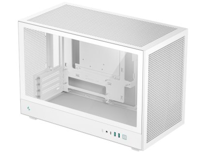 DEEPCOOL skříň CH260 / microATX / 2 x USB 3.0 / USB-C / mesh panel / tvrzené sklo / bílá R-CH260-WHNGM0-G-1