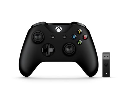 Gamepad Microsoft Xbox One Wireless + adapter - černý xbx4n700002