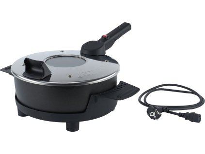 Remoska® P32F/01 4l Prima Glass  ..Použito - ušpiněná poklice ..Záruka 12 měsíců