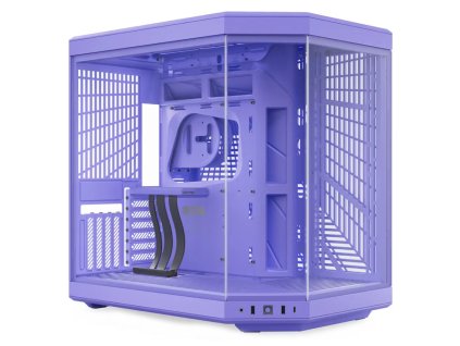 HYTE skříň Y70 Taro Milk / levé a přední sklo / Riser PCIe 4.0 / bez zdroje / 1x USB-C / 2x USB-A / CS-HYTE-Y70-TM