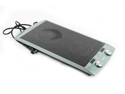 Vařič indukční Hyundai IND 233  ..Použito - Ušpiněno ..Opálený plast od hrnce ..Praskliny plastu ..Na nožičce chybí pogumovaná krytka ..Záruka 12 měsíců