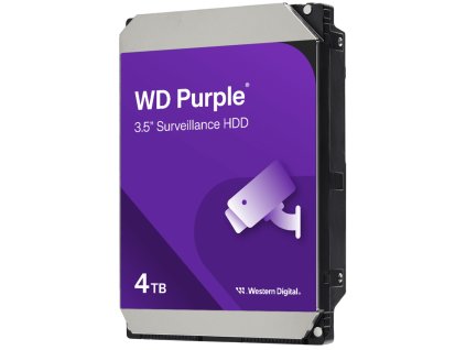 WD PURPLE 4TB / WD44PURZ / SATA III / Interní 3,5"/ 128MB WD44PURZ