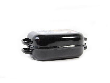 Pekáč SFINX 25 cm, smalt  ..Nové - pouze rozbaleno ..Ťuklý smalt