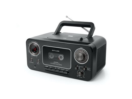 Radiomagnetofon s CD MUSE M-182RDC černý Vráceno ve 14ti denní lhůtě - kosmetické oděrky