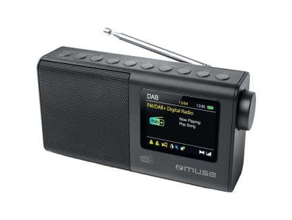 Radiopřijímač s DAB+ MUSE M-117 DBT černý Vráceno ve 14ti denní lhůtě - kosmetické oděrky