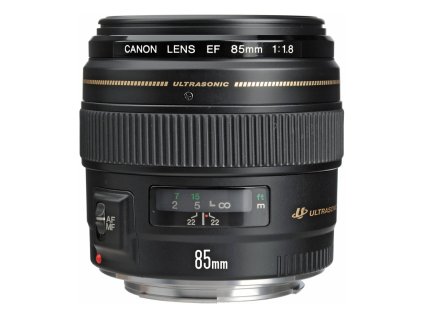 Objektiv Canon EF 85 mm f/1.8 USM černý Vráceno ve 14ti denní lhůtě