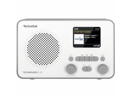 Internetový radiopřijímač Technisat TECHNIRADIO 6 IR bílý Poškozený obal - Vystaveno