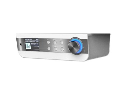 Internetový radiopřijímač Soundmaster IR1450WE stříbrný/bílý Vráceno ve 14 ti denní lhůtě - Kosmetické oděrky na lesklém povrchu