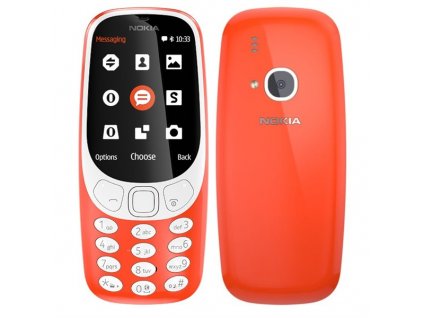 Mobilní telefon Nokia 3310 (2017) Dual SIM červený Vráceno ve 14 ti denní lhůtě - Kosmetické oděrky na displeji