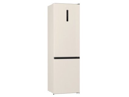 Chladnička s mrazničkou Gorenje NRK6202AC4 IonAir béžová nepoužito-obě strany deformace plechu-fólie na chladničce