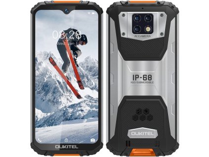 Mobilní telefon Oukitel WP6 oranžový Vráceno-oděrky na displeji