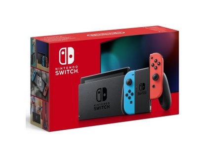 Herní konzole Nintendo Switch s Joy-Con v2 červená/modrá Vráceno ve 14ti-oděrky