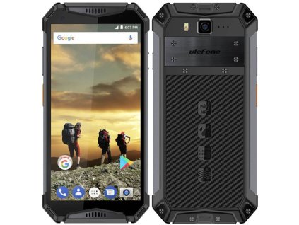 Mobilní telefon UleFone Armor 3W Dual SIM (ULE000292) černý Vráceno ve 14ti - oděrky