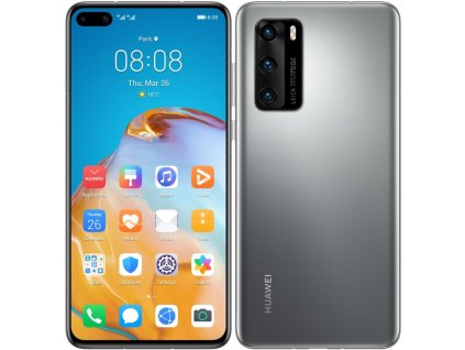 Mobilní telefon Huawei P40 (HMS) 5G šedý Vráceno ve 14ti denní lhůtě
