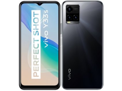 Mobilní telefon vivo Y33s - Mirror Black Vráceno-oděrky na zadní straně