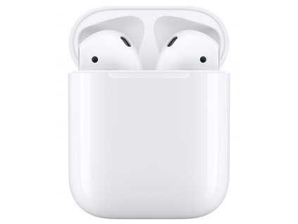 Sluchátka Apple AirPods (2019) (MV7N2ZM/A) bílá  ..Použito - Ušpiněno ..Bez krabice a kabelu ..Pouzdro vevnitř lehce ušpiněno ..Kosmetické oděrky na pouzdře ..Záruka 12 měsíců