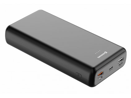 SWISSTEN POWER LINE BANK 20000 mAh 20W POWER DELIVERY BLACK  nové zboží