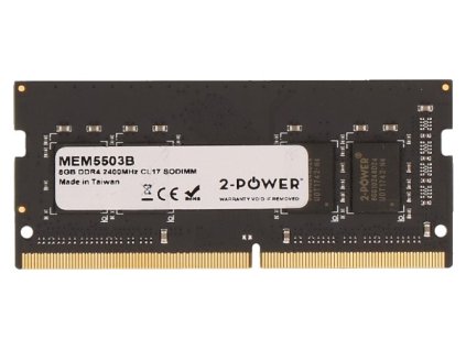 RAM modul 2-Power 8GB PC4-19200S 2400MHz DDR4 CL17 Non-ECC SoDIMM 2Rx8 (DOŽIVOTNÍ ZÁRUKA)  ..Nové zboží