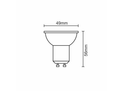 LED žárovka 7W-GU10/SMD/6000K - ZLS107