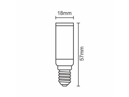 LED žárovka 5W-E14/SMD/2800K - ZLS012C