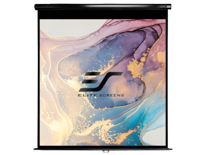 ELITE SCREENS plátno roleta 113" (287cm)/ 1:1/ 203,2×203,2cm/ gain 1.1/ case černý M113UWS1