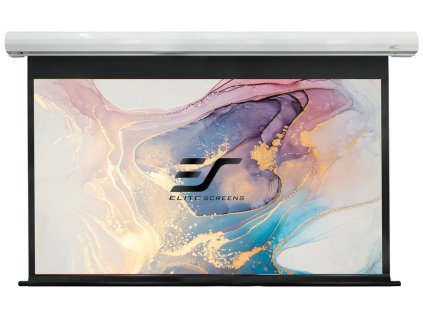 ELITE SCREENS plátno elektrické motorové 110" (279,4cm)/ 16:10/ 148,1×236,9cm/ case bílý/ 10" drop/ MaxWhite FG SK110NXW-E10