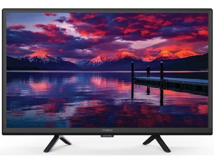 STRONG LED TV 24"/ SRT24HE4023/ HD Ready/ 1366x768/ DVB-T2/C/S2/ H.265/HEVC/ 2x HDMI/ USB/ 12V/ černá/ F SRT24HE4023