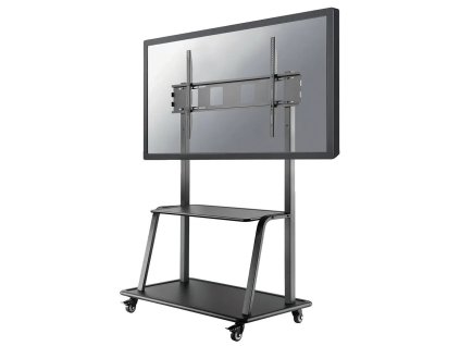 Neomounts NS-M4111BLACK / Mobile Flat Screen Floor Stand (stand+trolley) (height: 137-153 cm) box 1/2 / Black NS-M4111BLACK